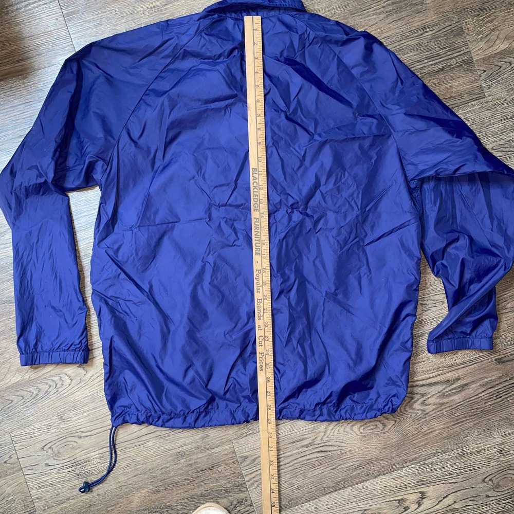 Vintage Ralph Lauren Polo Golf Logo Anorak Windbreaker L Navy Blue - Picture 5 of 7